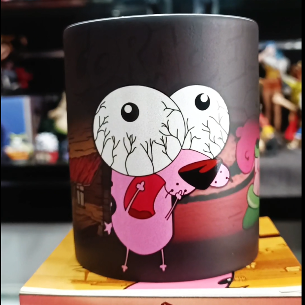 Courage the Cowardly Dog Heat Sensitive Color Changing Mug